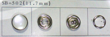 Prong Snap Button, Pearl Button sb-502