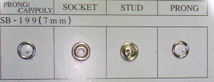 Prong Snap Button Pearl Button sb-199