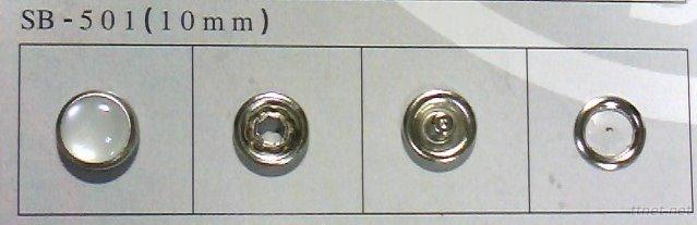 Prong Snap Button, Pearl Button sb-501