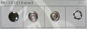 Prong Snap Button, Pearl Button sb-102